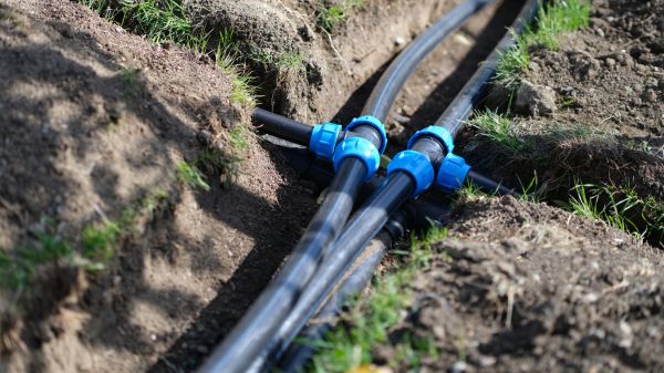 Underground Water Line Installation in Newark