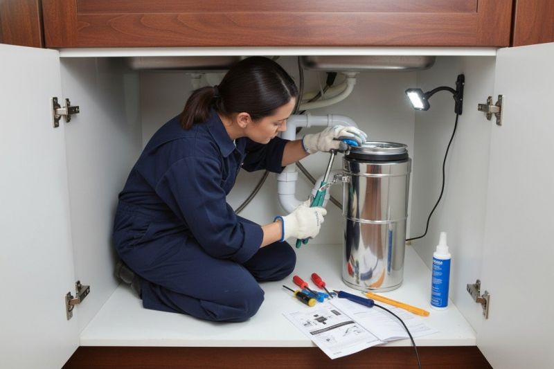 Garbage Disposal Replacement detail