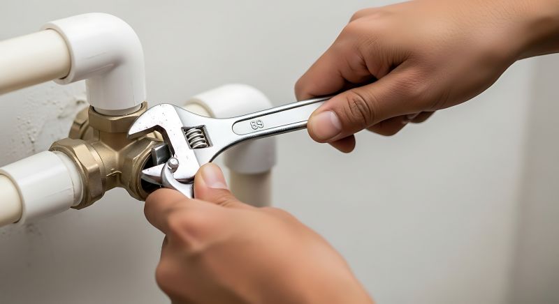Plumbing Repair Close-Up