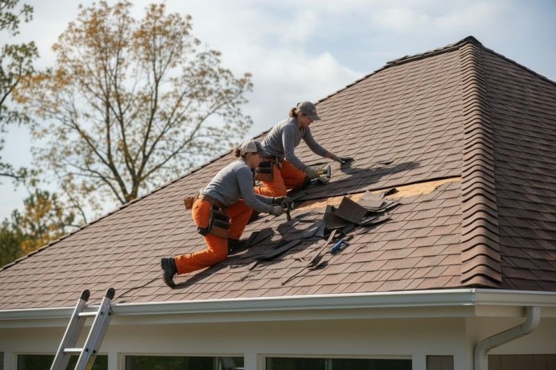 Damaged Roof Replacement